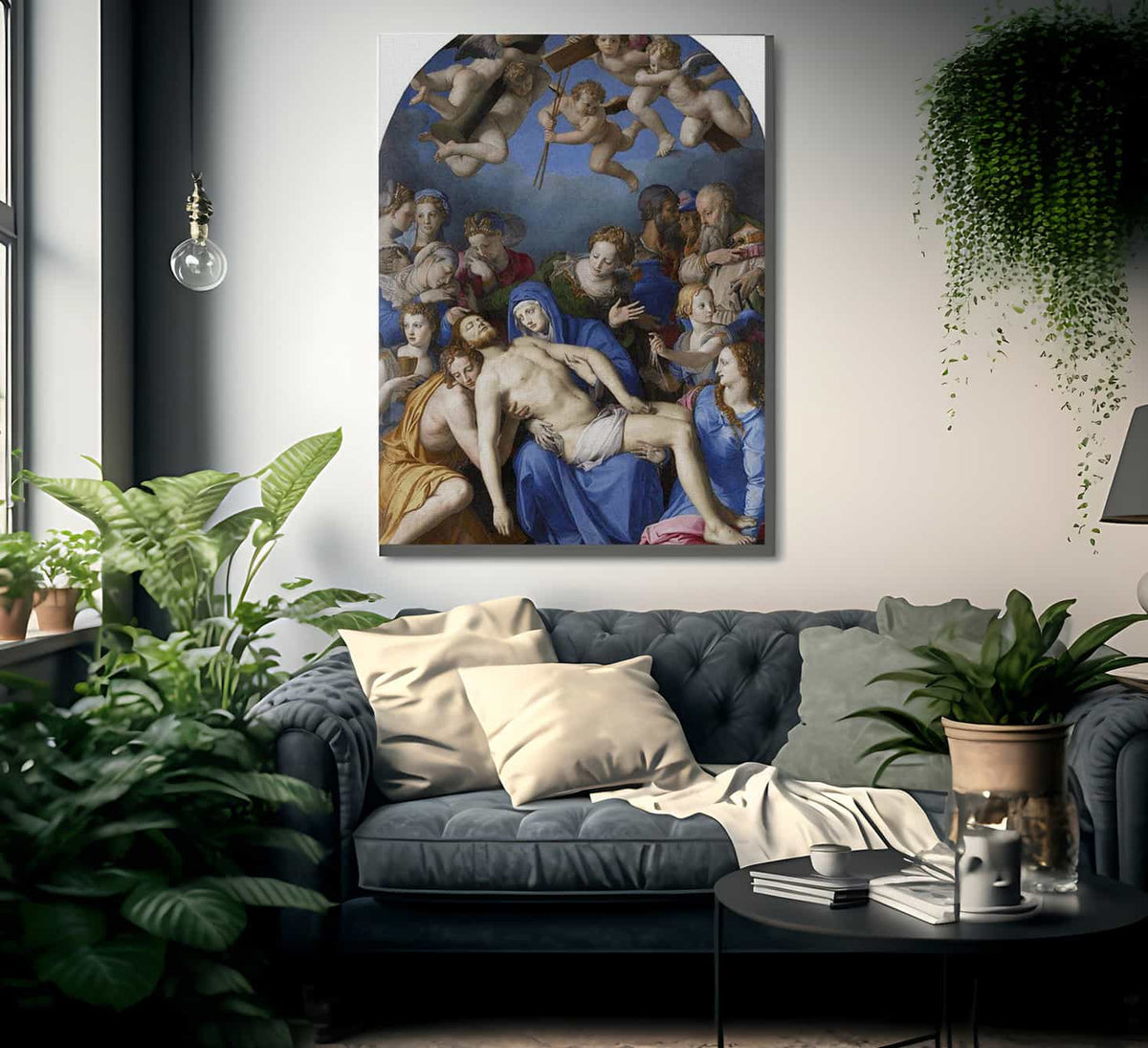 Deposition Of Christ 1540 1545 Mannerism 268X173Cm Musce Des Beaux Arts Besancon By Agnolo Bronzino Fine Art Print