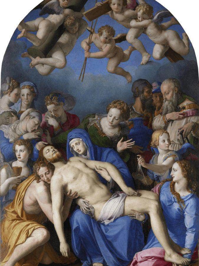 Deposition Of Christ 1540 1545 Mannerism 268X173Cm Musce Des Beaux Arts Besancon By Agnolo Bronzino Fine Art Print