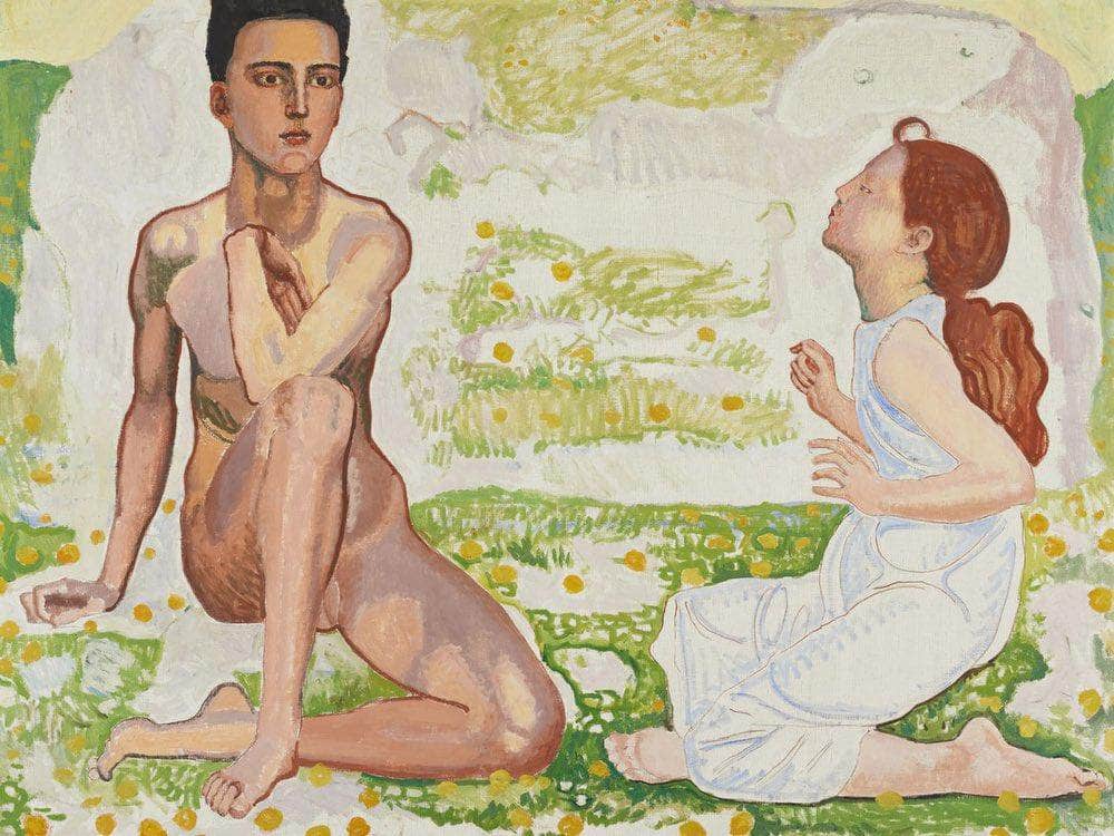 Der Fruhling 1912 Oil On Canvas 106X128 5Cm By Ferdinand Hodler Fine Art Print