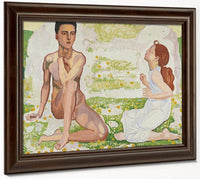 Der Fruhling 1912 Oil On Canvas 106X128 5Cm By Ferdinand Hodler Fine Art Print