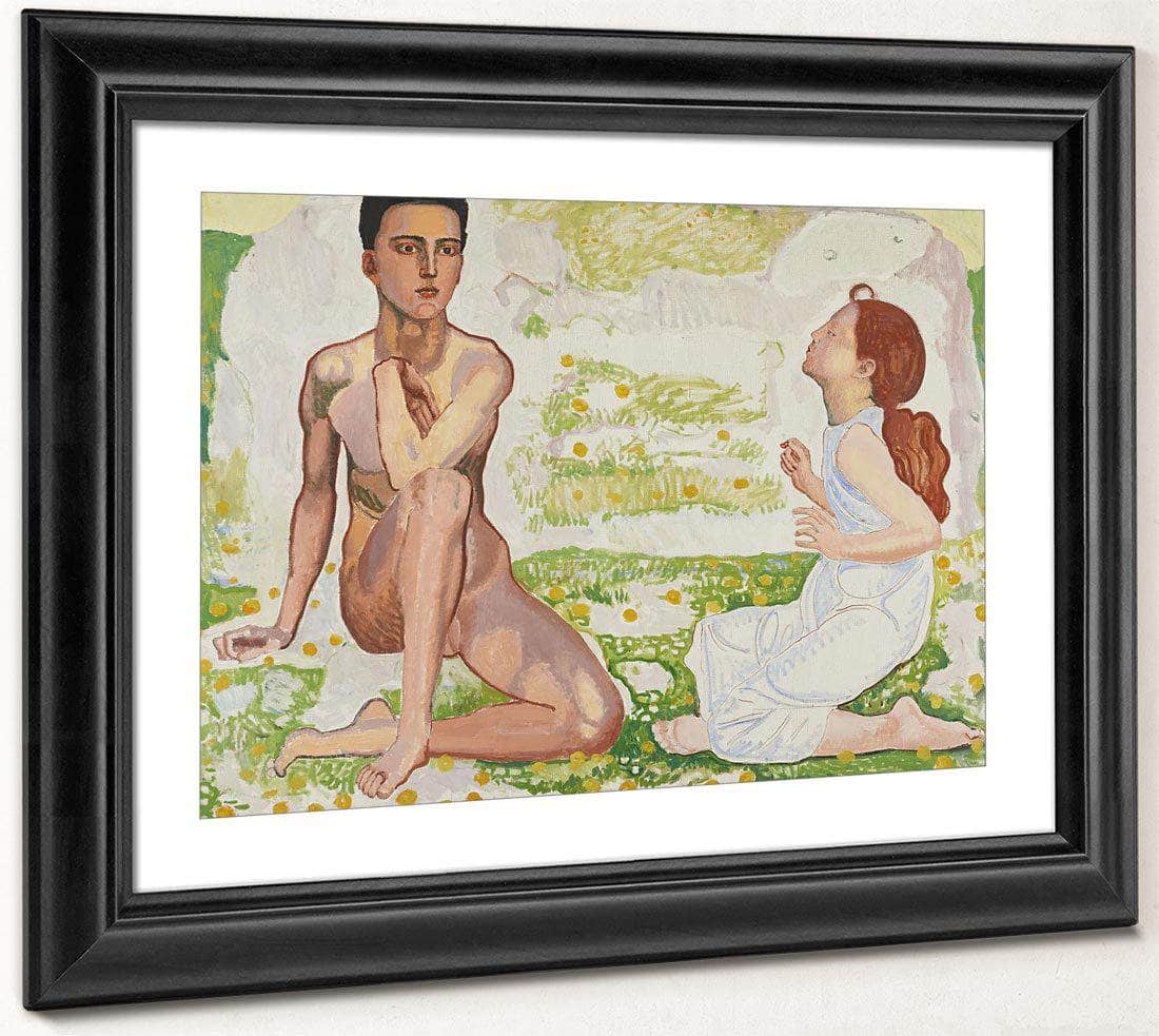 Der Fruhling 1912 Oil On Canvas 106X128 5Cm By Ferdinand Hodler Fine Art Print