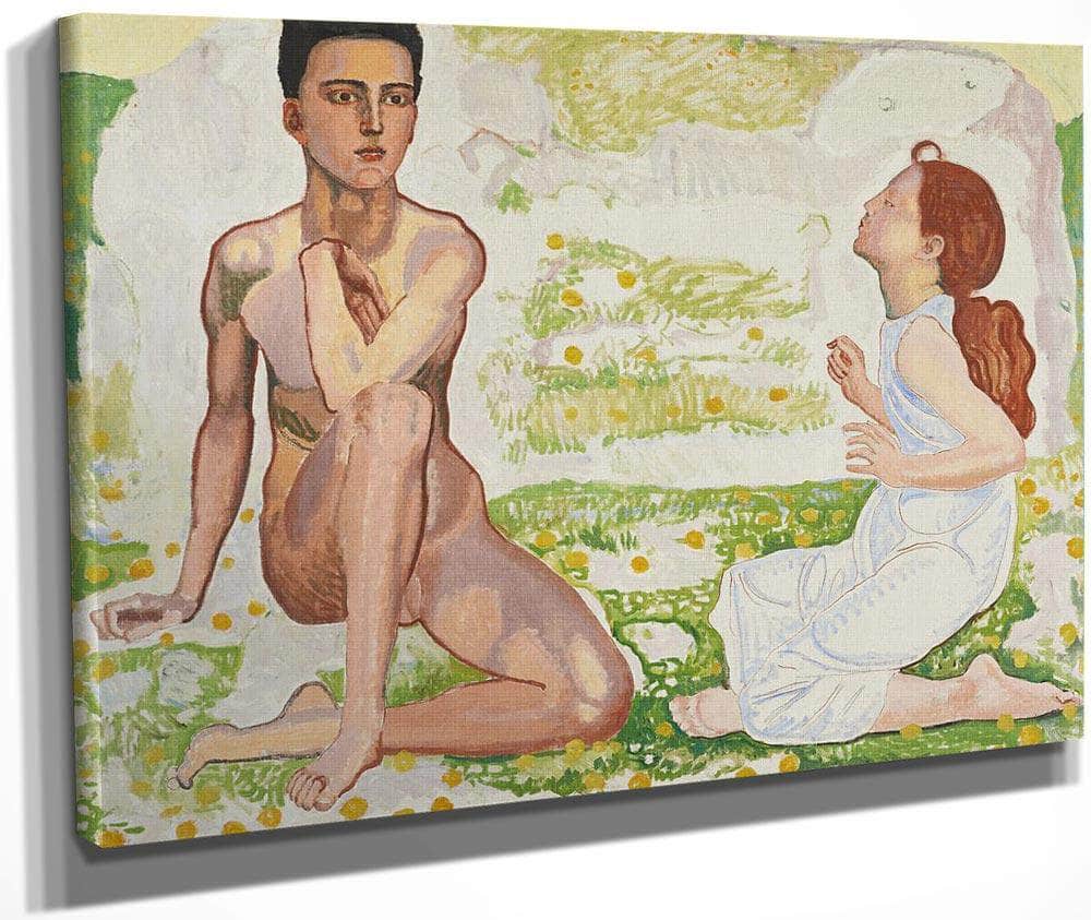 Der Fruhling 1912 Oil On Canvas 106X128 5Cm By Ferdinand Hodler Fine Art Print