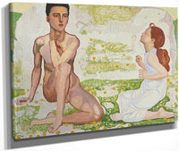 Der Fruhling 1912 Oil On Canvas 106X128 5Cm By Ferdinand Hodler Fine Art Print