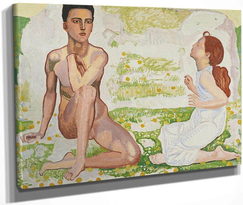 Der Fruhling 1912 Oil On Canvas 106X128 5Cm By Ferdinand Hodler Fine Art Print