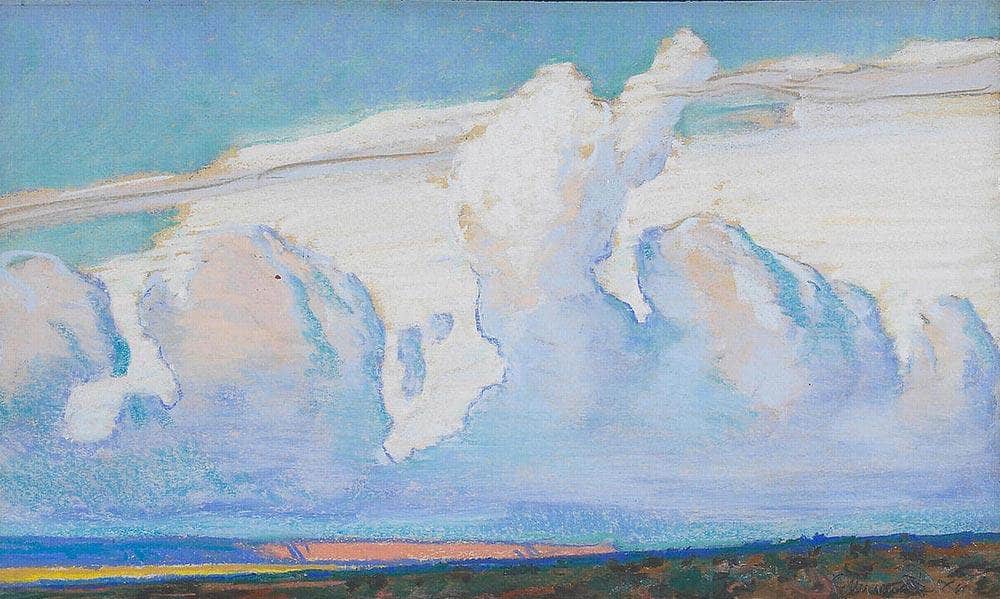 Desert Clouds 1922 By Maynard Dixon Fine Art Print