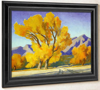 Desert Cottonwoods By Maynard Dixon Fine Art Print