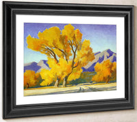 Desert Cottonwoods By Maynard Dixon Fine Art Print