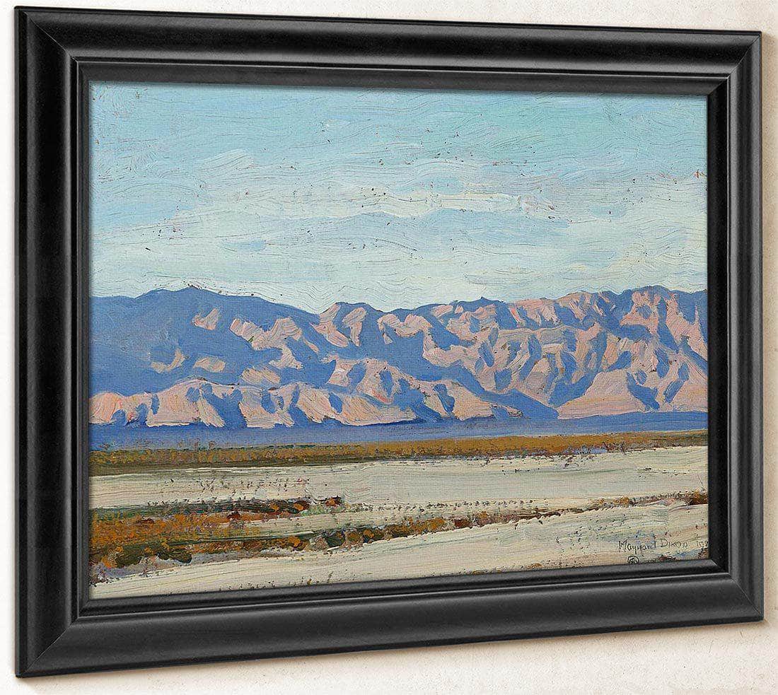 Desert Expanse; Nude Study (Double Sided) By Maynard Dixon Fine Art Print