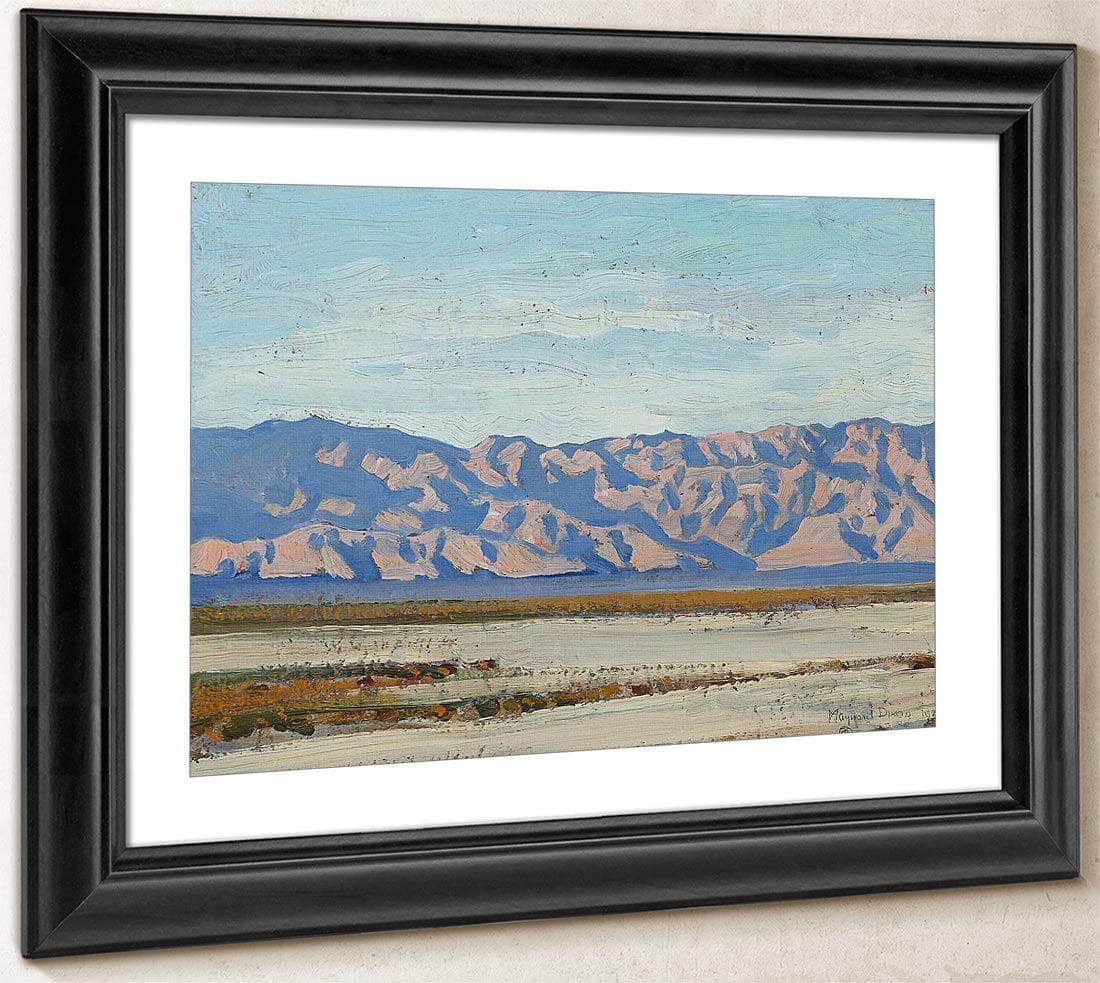 Desert Expanse; Nude Study (Double Sided) By Maynard Dixon Fine Art Print