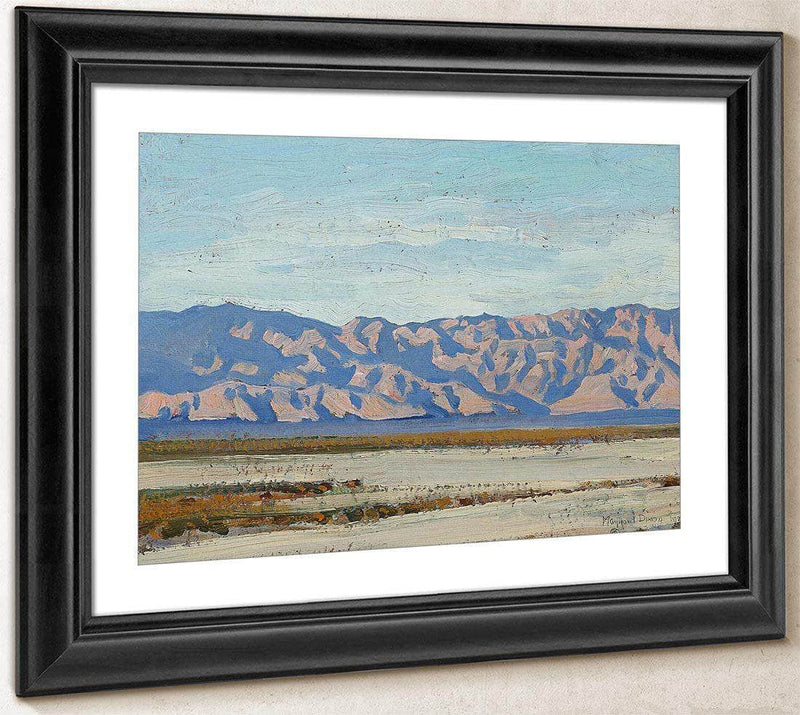 Desert Expanse; Nude Study (Double Sided) By Maynard Dixon Fine Art Print