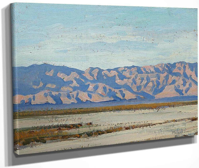 Desert Expanse; Nude Study (Double Sided) By Maynard Dixon Fine Art Print