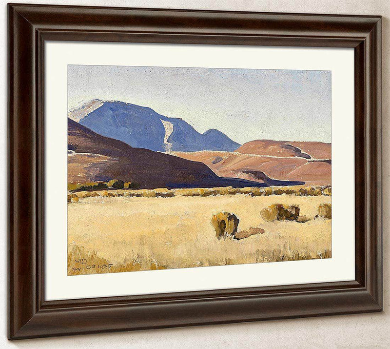 Desert Hills Nevada 1935 By Maynard Dixon Fine Art Print