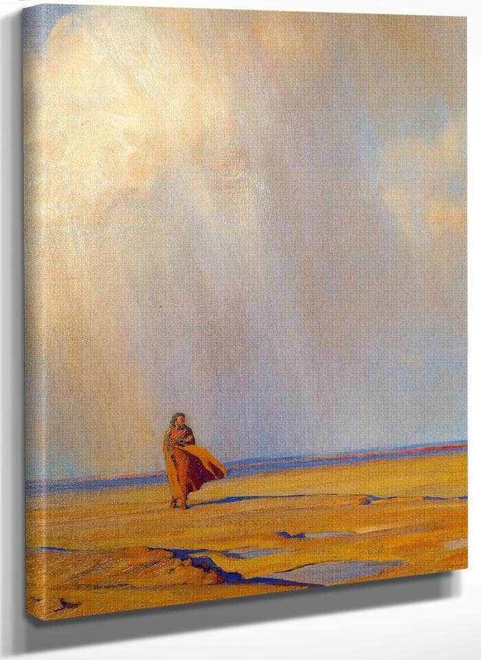 Desert Shower By Maynard Dixon Fine Art Print