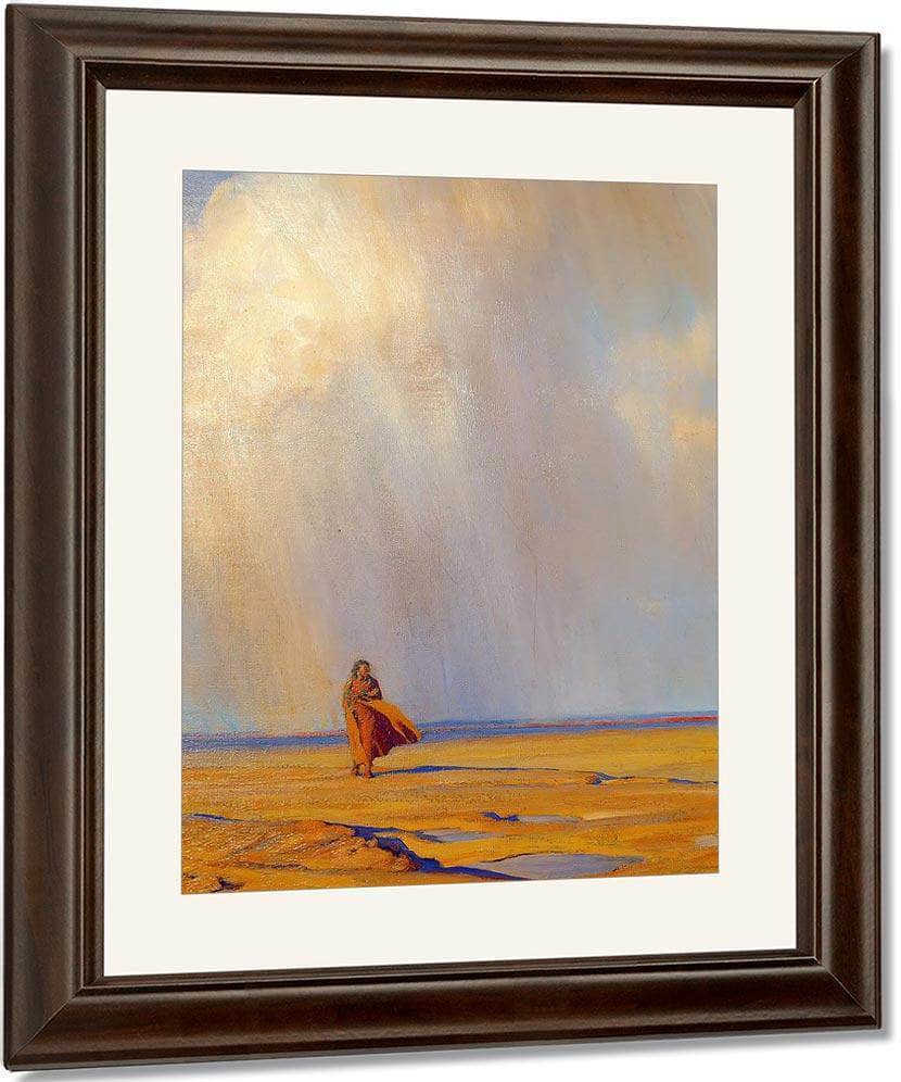 Desert Shower By Maynard Dixon Fine Art Print