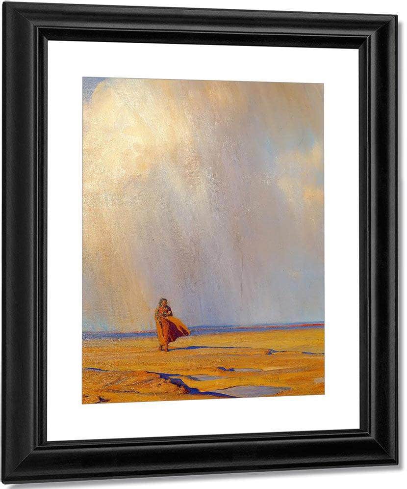 Desert Shower By Maynard Dixon Fine Art Print