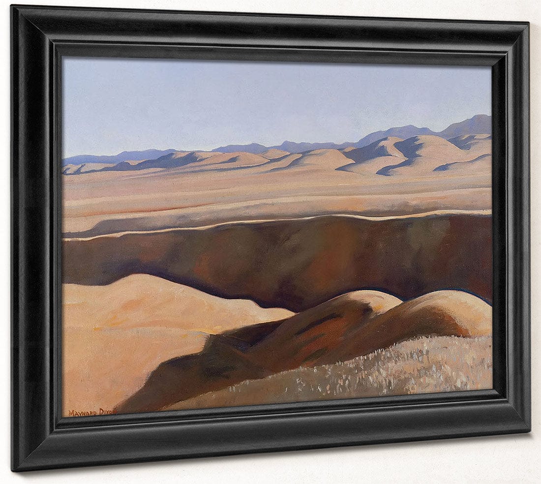 Deserted Sheep Range By Maynard Dixon Fine Art Print