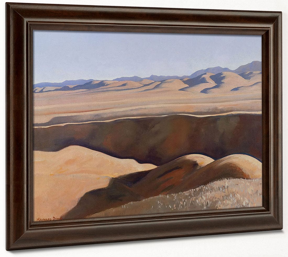 Deserted Sheep Range By Maynard Dixon Fine Art Print