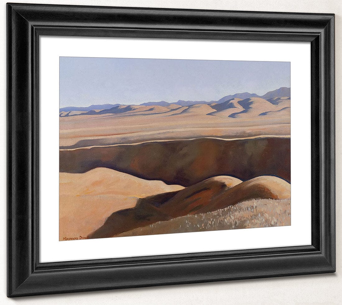 Deserted Sheep Range By Maynard Dixon Fine Art Print