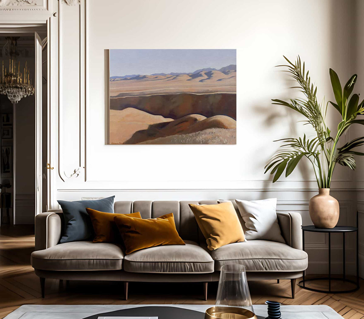 Deserted Sheep Range By Maynard Dixon Fine Art Print