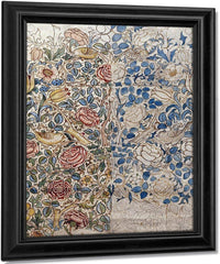 Design For Chintz  Rose By William Morris Fine Art Print