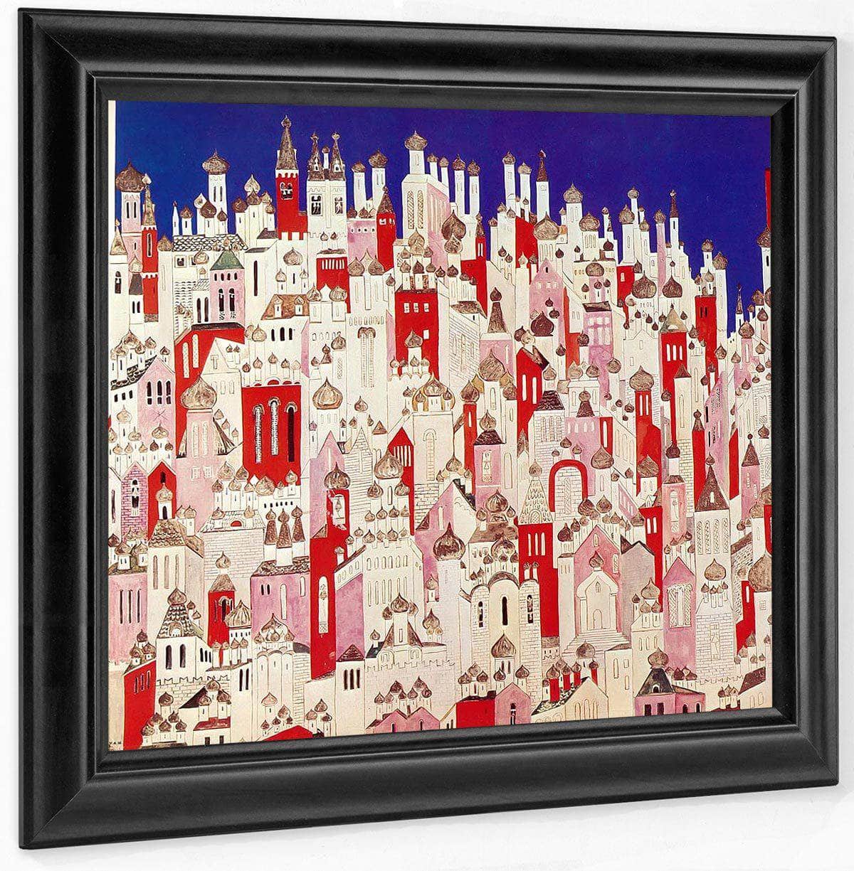 Design For The Backcloth Of Scene Ii In L Oiseau De Feu By Natalia Gontcharova Fine Art Print