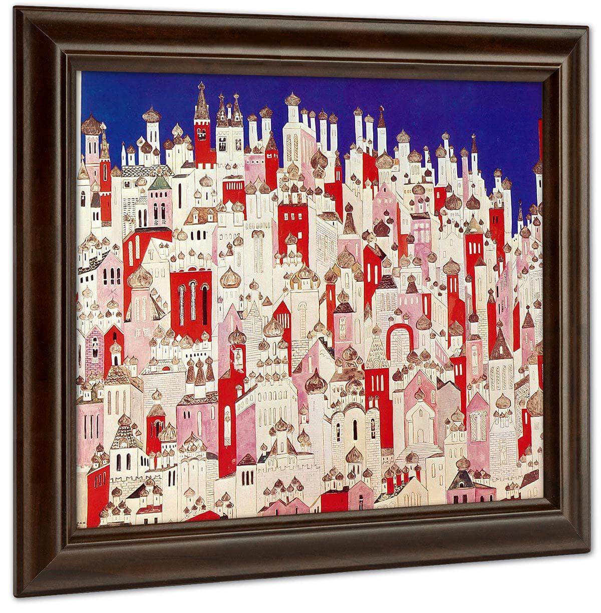 Design For The Backcloth Of Scene Ii In L Oiseau De Feu By Natalia Gontcharova Fine Art Print