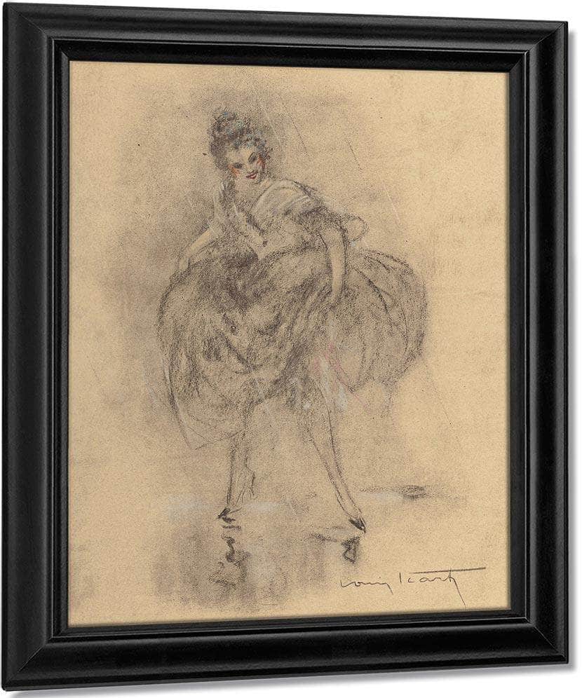 Dessin Des Femmes Circa 1928 By Louis Icart Fine Art Print
