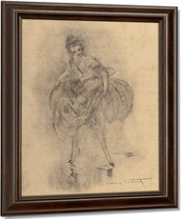 Dessin Des Femmes Circa 1928 By Louis Icart Fine Art Print