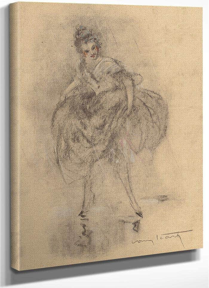 Dessin Des Femmes Circa 1928 By Louis Icart Fine Art Print