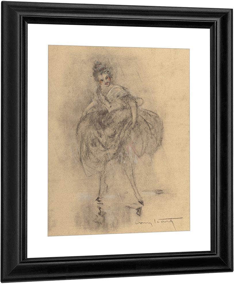 Dessin Des Femmes Circa 1928 By Louis Icart Fine Art Print