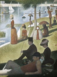 Detail From Sunday Afternoon On The Island Of La Grande Jatte By Georges Pierre Seurat Fine Art Print