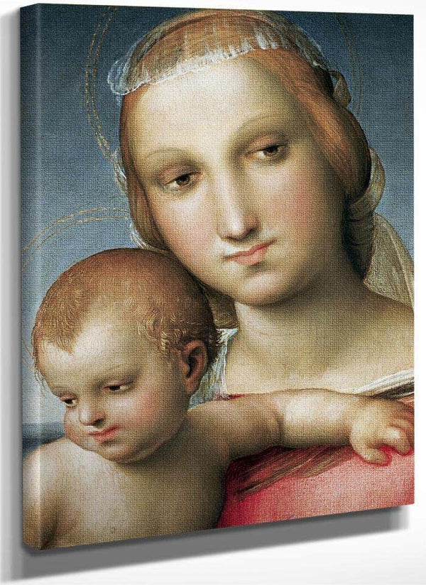 Detail From Virgin And Child By Raphael Fine Art Print