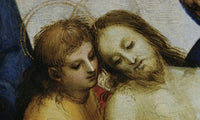 Detail Of Jesus And Saint Nicodemus From Pieta By Raphael Fine Art Print