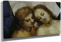 Detail Of Jesus And Saint Nicodemus From Pieta By Raphael Fine Art Print