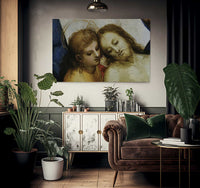 Detail Of Jesus And Saint Nicodemus From Pieta By Raphael Fine Art Print