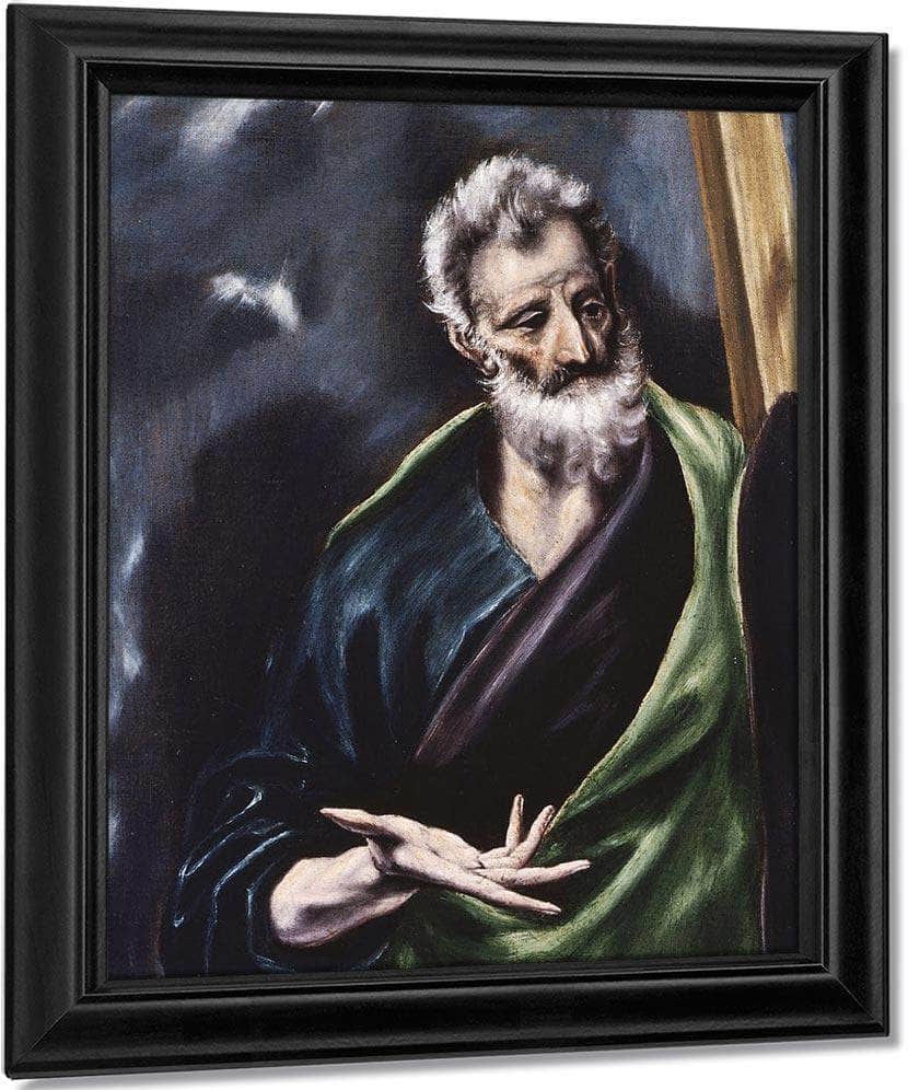 Detail Of Saint Andrew By El Greco Fine Art Print