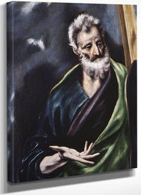 Detail Of Saint Andrew By El Greco Fine Art Print