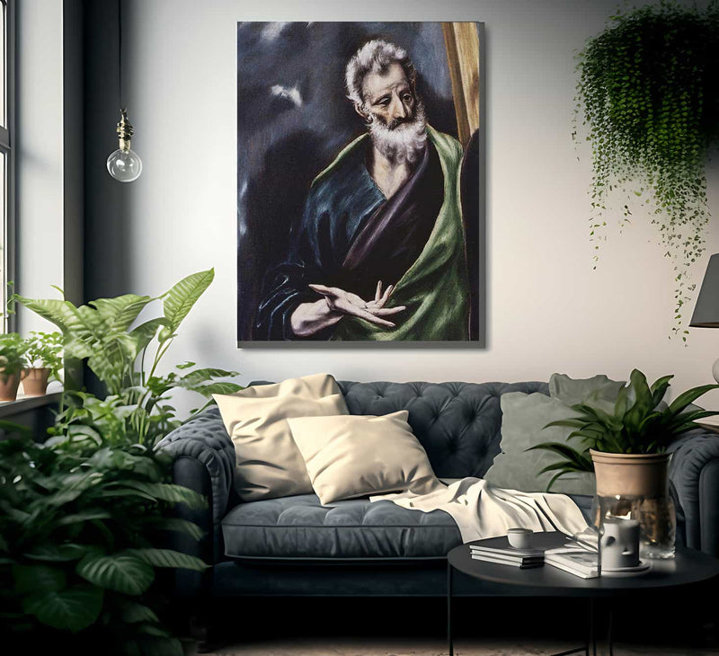 Detail Of Saint Andrew By El Greco Fine Art Print