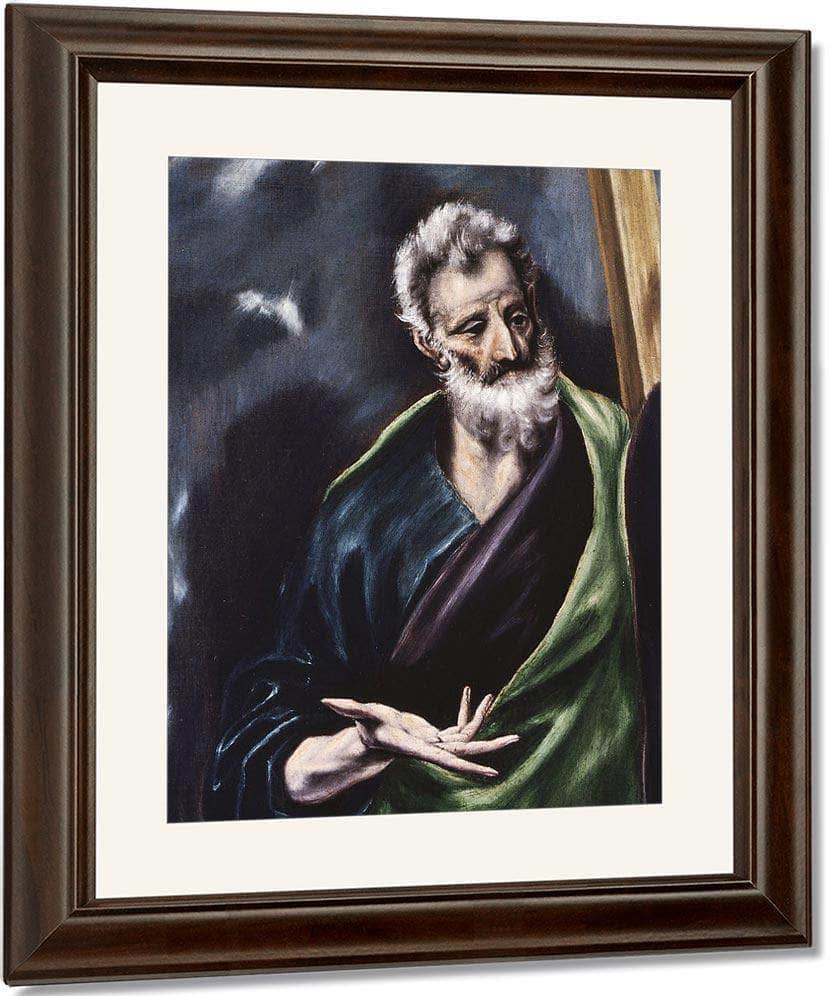 Detail Of Saint Andrew By El Greco Fine Art Print