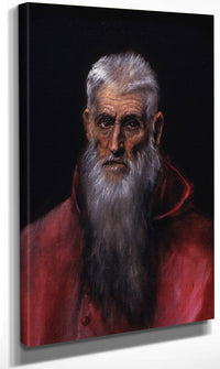 Detail Of St. Jerome By El Greco Fine Art Print