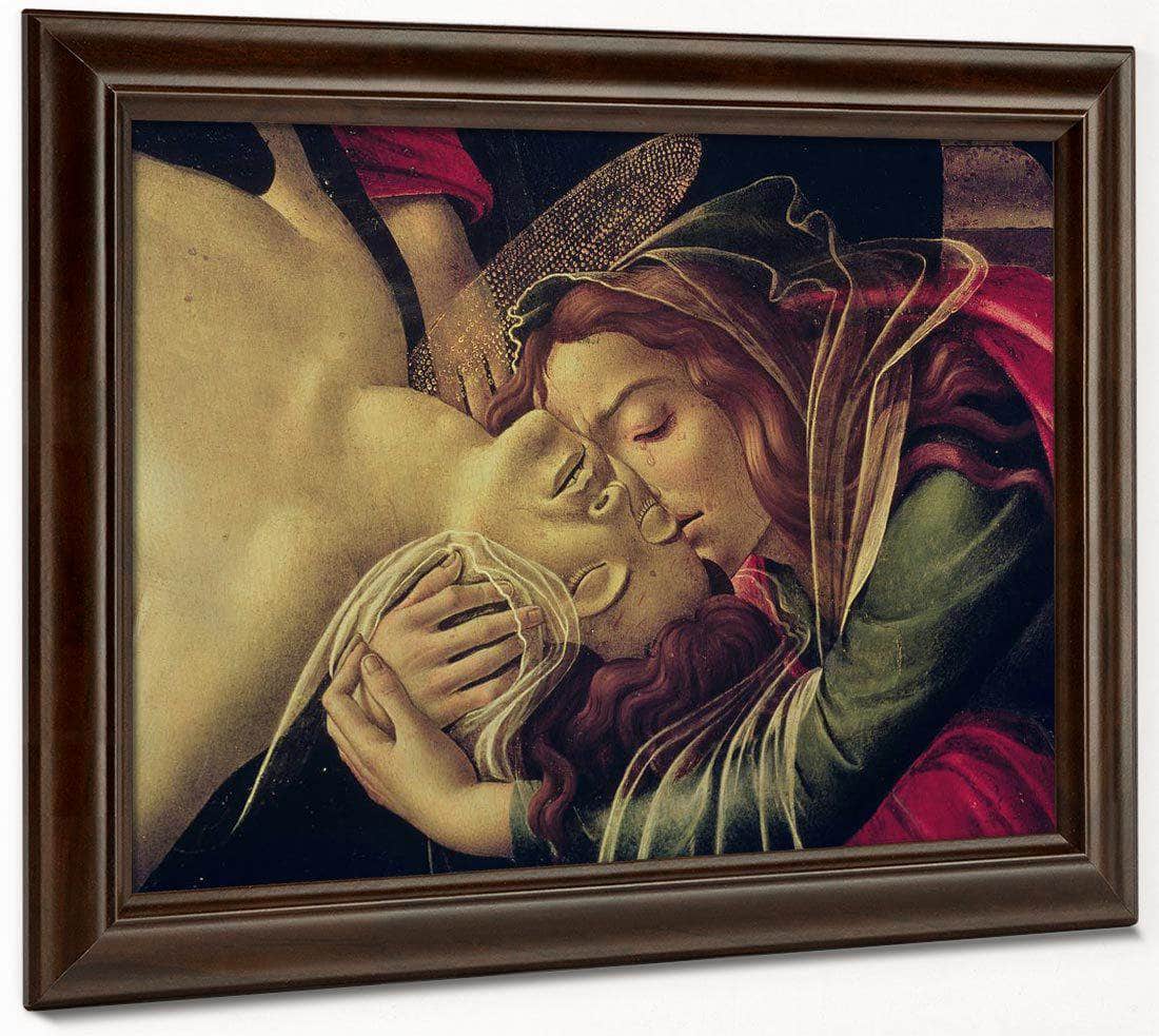 Detail Of The Lamentation Of Christ By Sandro Botticelli Fine Art Print