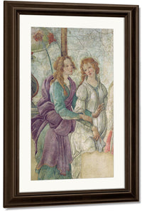 Detail Of Venus And The Graces Offering Gifts To A Young Girl By Sandro Botticelli Fine Art Print