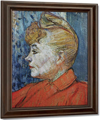 Detail Of Woman In Red By Henri Marie Raymond De Toulouse Lautrec Monfa Fine Art Print