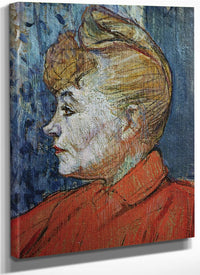 Detail Of Woman In Red By Henri Marie Raymond De Toulouse Lautrec Monfa Fine Art Print