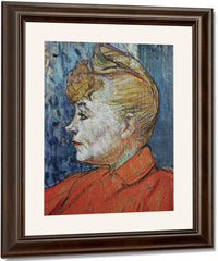 Detail Of Woman In Red By Henri Marie Raymond De Toulouse Lautrec Monfa Fine Art Print