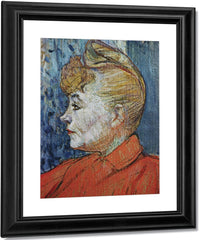 Detail Of Woman In Red By Henri Marie Raymond De Toulouse Lautrec Monfa Fine Art Print