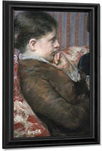 Detail Showing Profile Of Woman From A Cup Of Tea By Mary Cassatt Fine Art Print