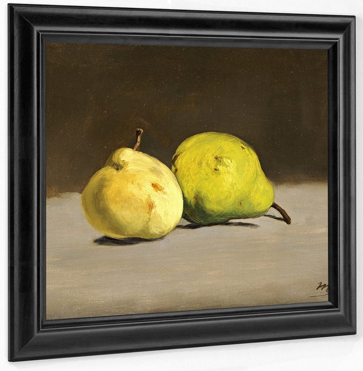 Deux Poires By Edouard Manet Fine Art Print