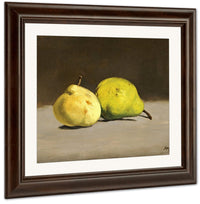 Deux Poires By Edouard Manet Fine Art Print