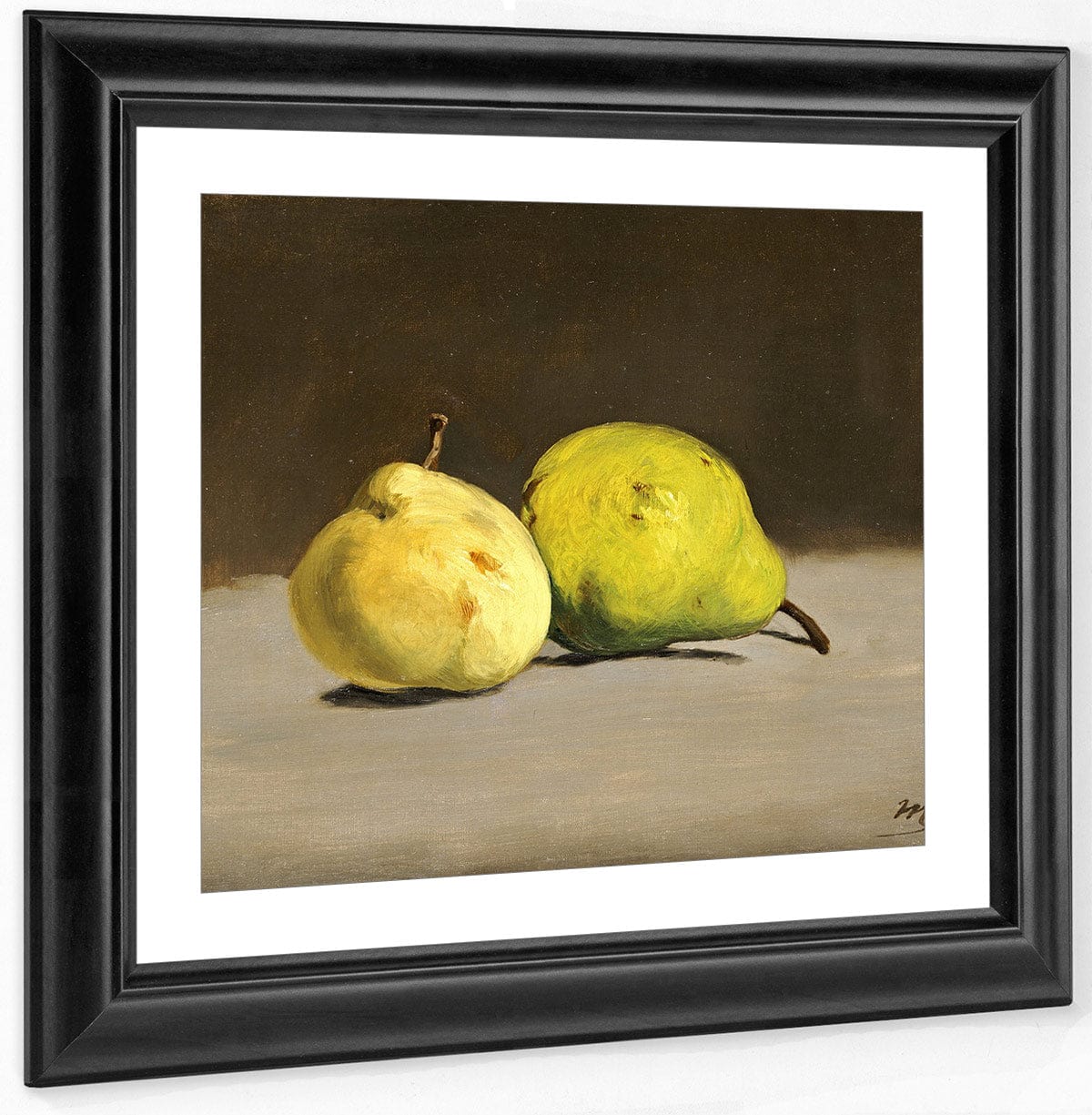 Deux Poires By Edouard Manet Fine Art Print
